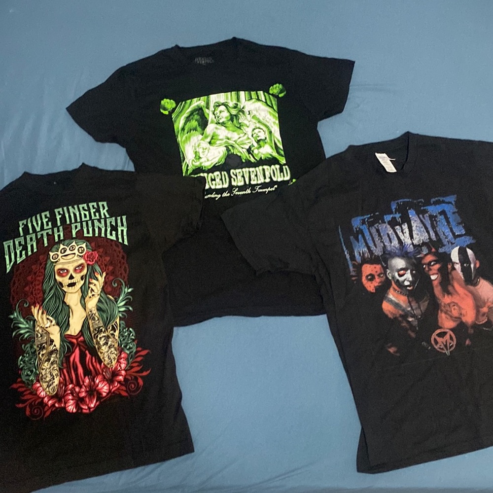 Metal band tee bundle